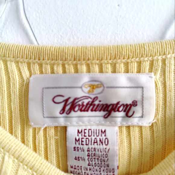°Vintage Worthington Pullover Knit Top /Sz Medium - Picture 3 of 4